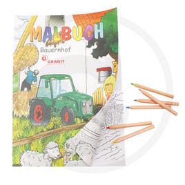 GRANIT Malbuch und Stifte
